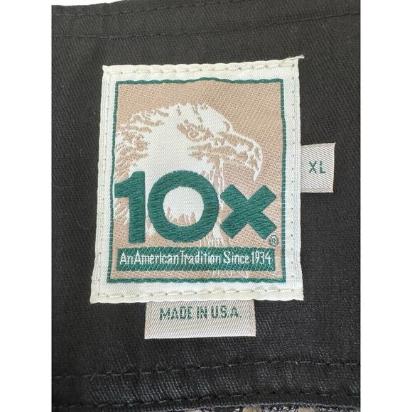 10X USA Made Men’s XL Mesh Hunting Outdoor Vest Black Utility Pockets Breathable - Picture 3 of 3